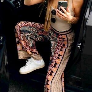 Maeve Multicolor Wide Leg Pants